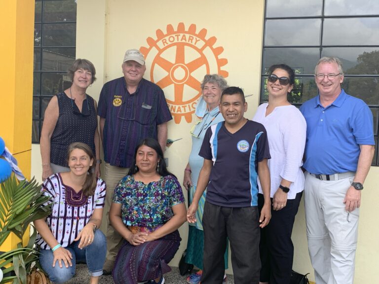 Rotary members and Senderos partners together in Guatemala
